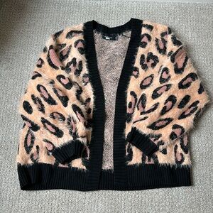 MINKPINK Leopard Cardigan